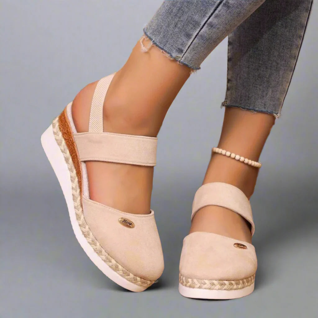 Dalina - Ortopædiske Espadriller med Platform