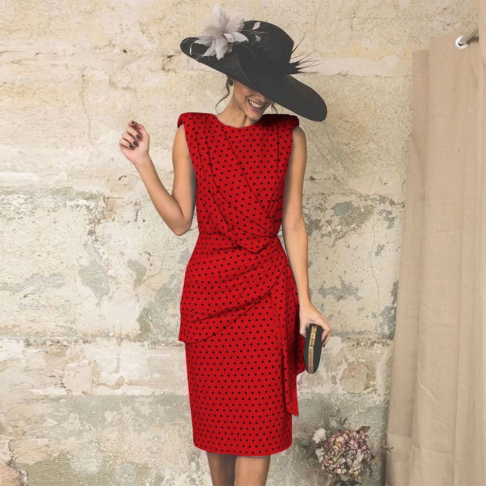 Carlota - Robe Midi Rétro Chic de Qualité Supérieure