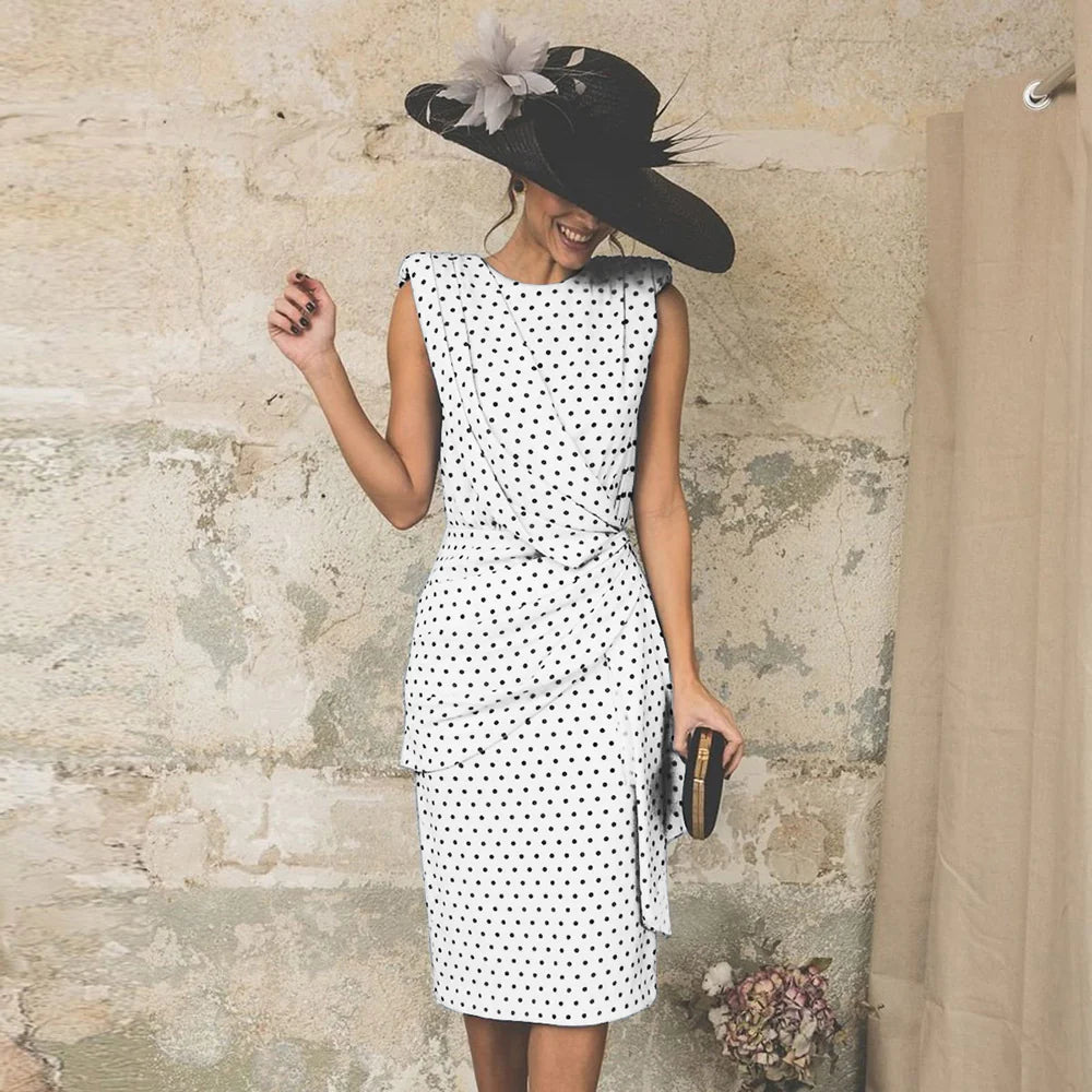 Carlota - Robe Midi Rétro Chic de Qualité Supérieure