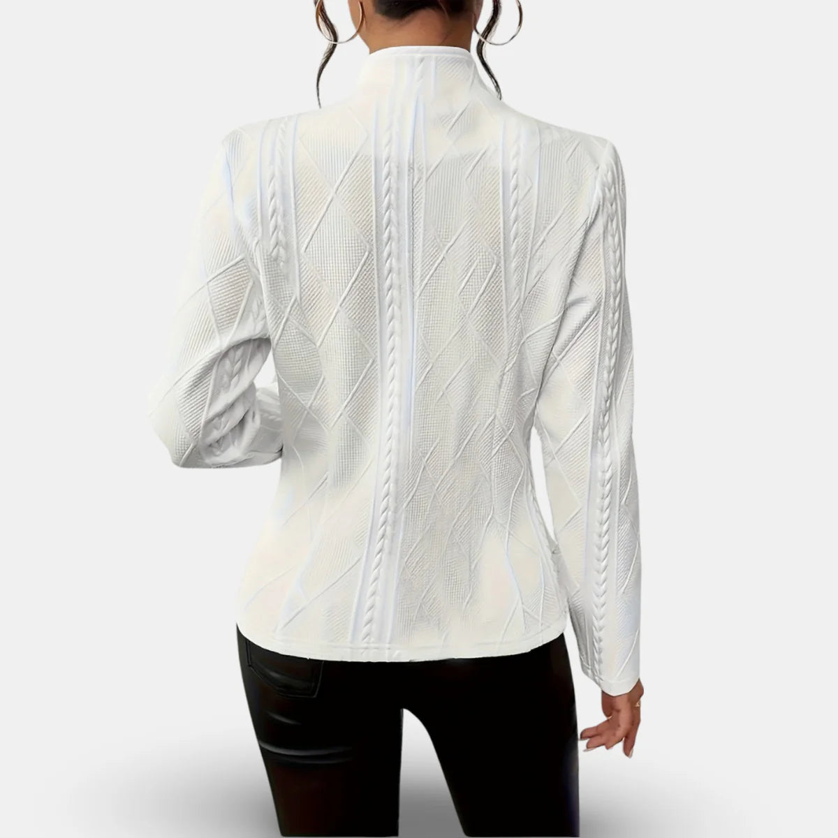 Rita - Blazer Élégant Ajusté à Relief