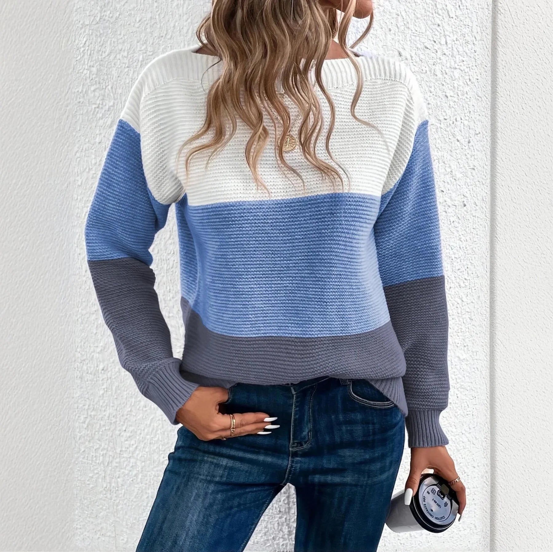 Linda - Pull Dégradé Élégant Qualité Supérieure