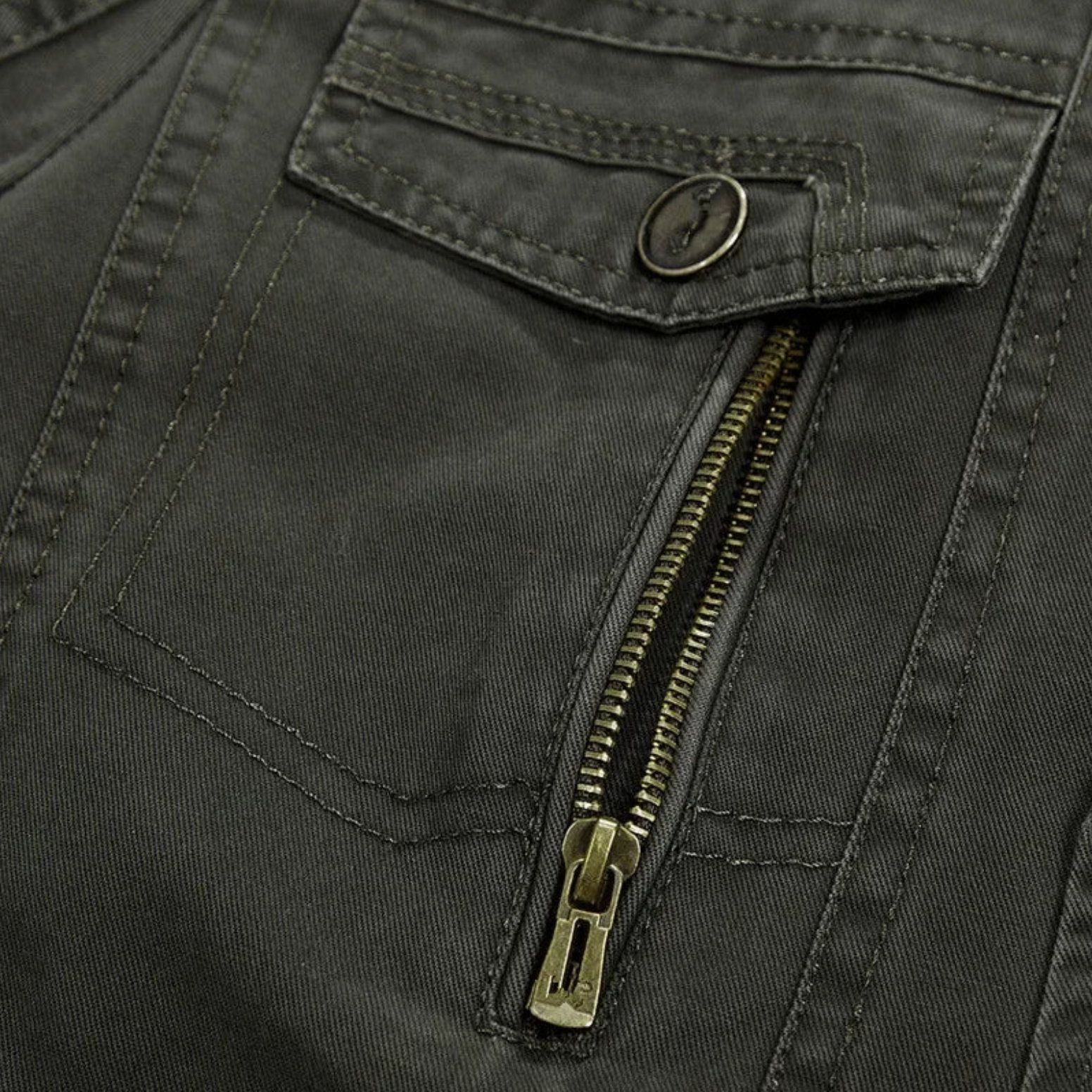 Marlon - Veste Ajustée Poches Multiples Homme