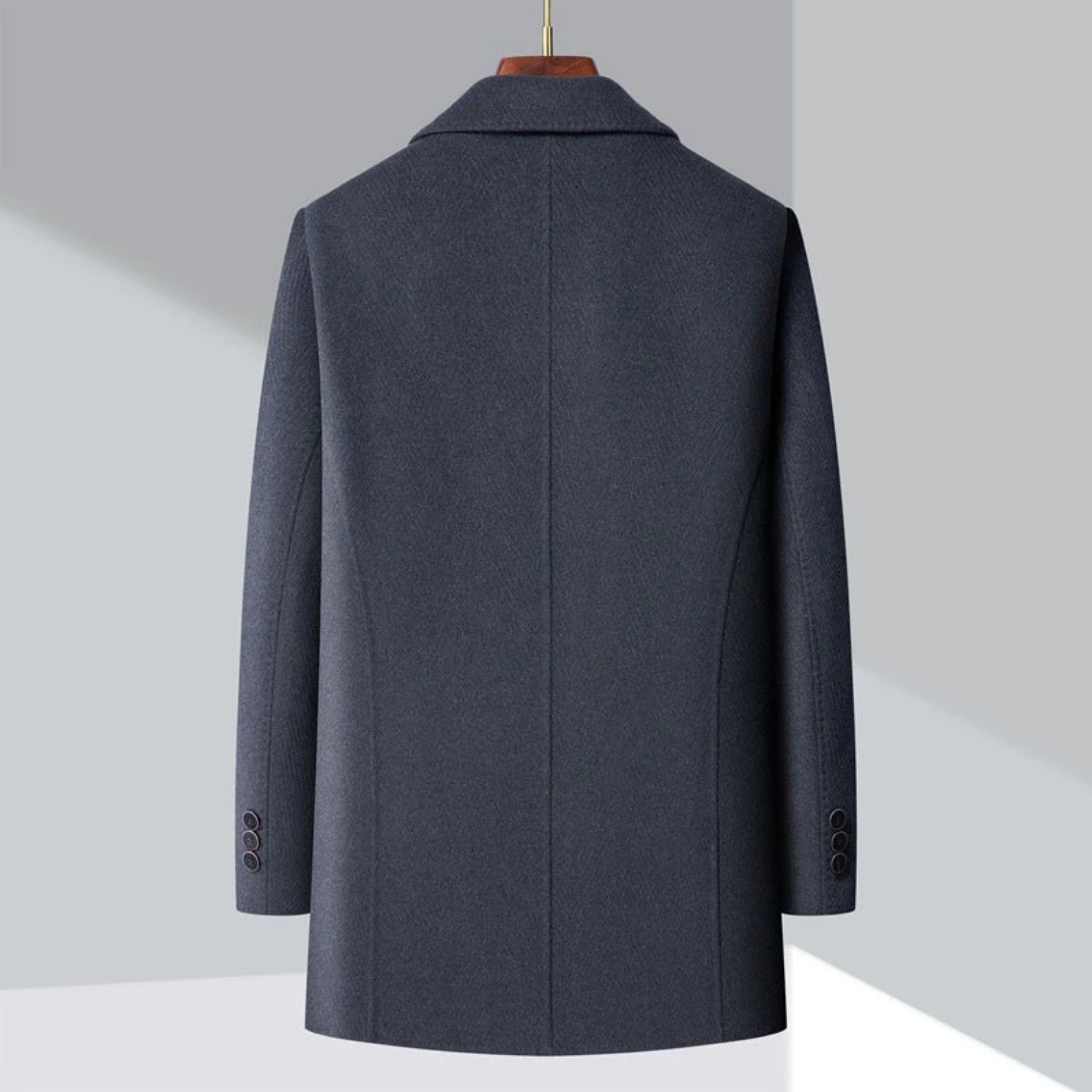 Alain - Manteau en Laine Rembourrage Duvet d'Oie