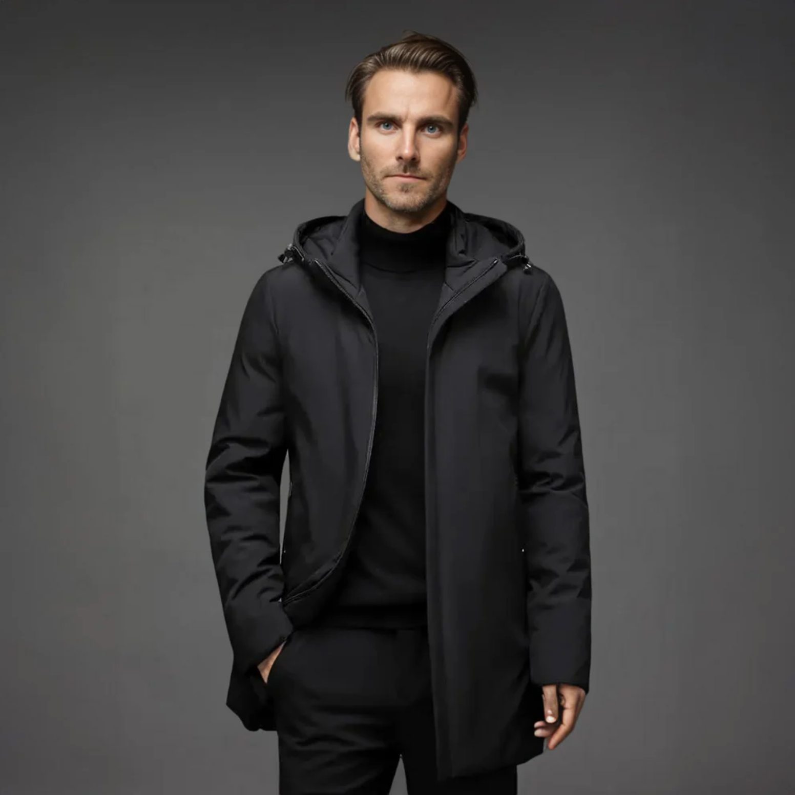 Ethan - Fleecová Parka s Kapucňou