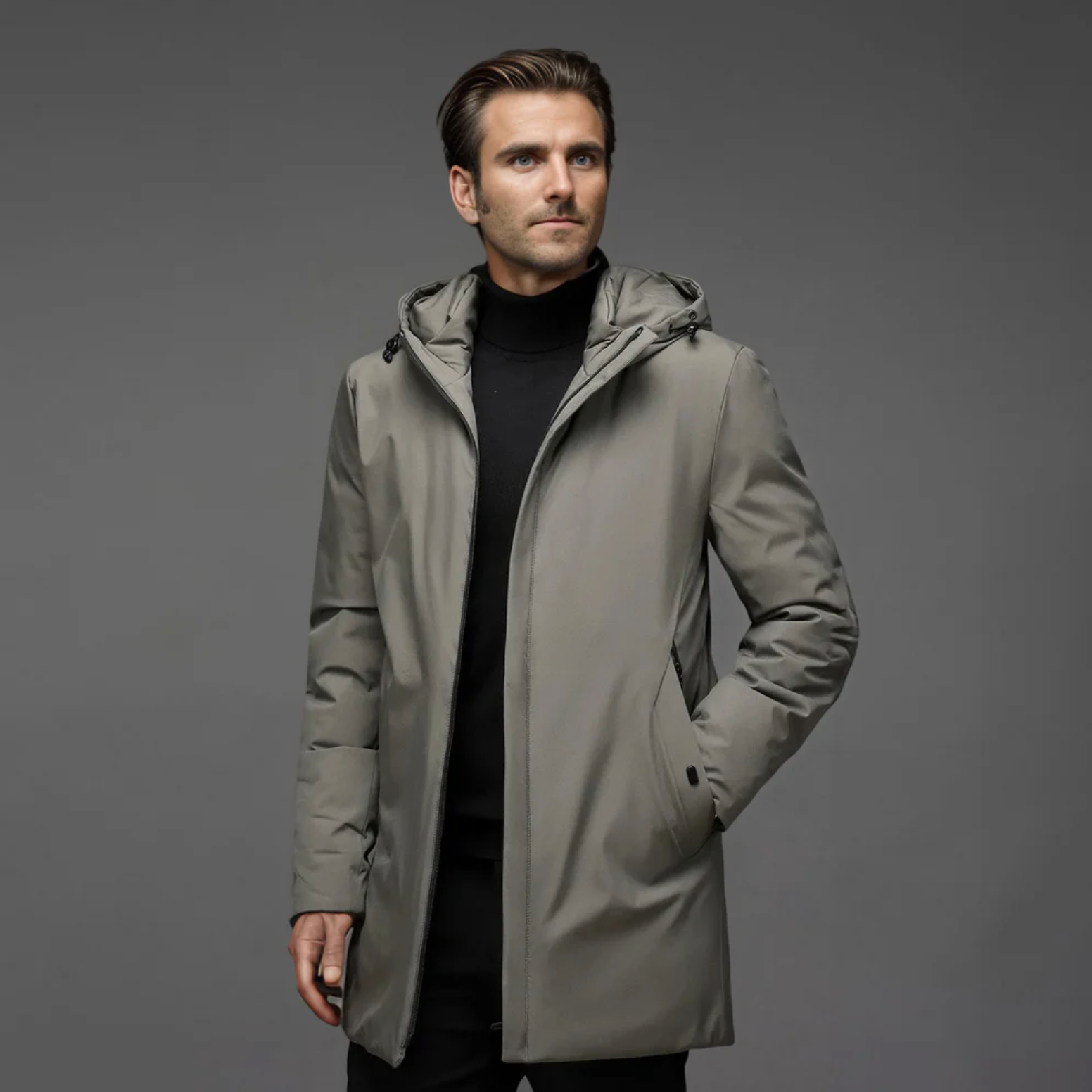 Ethan - Fleecová Parka s Kapucňou