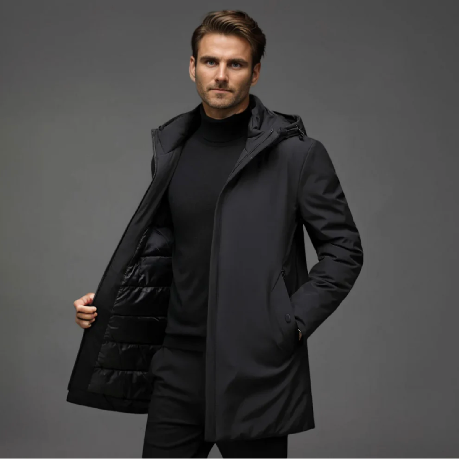 Ethan - Fleecová Parka s Kapucňou