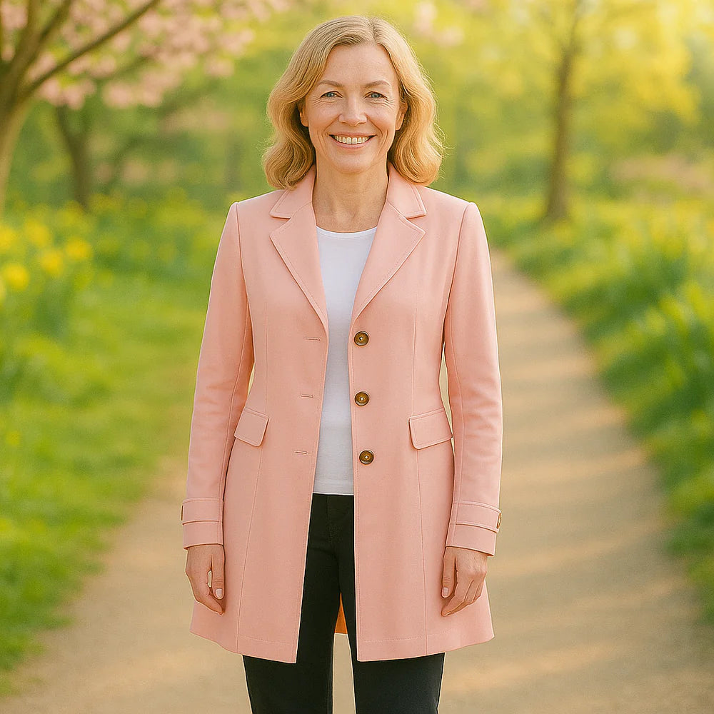 Elisenda - Klasický Esenciálny Stredne Dlhý Trenčkot