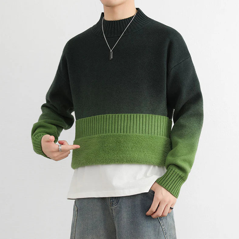 Johan - Pull en Laine Ombré Doublure Polaire