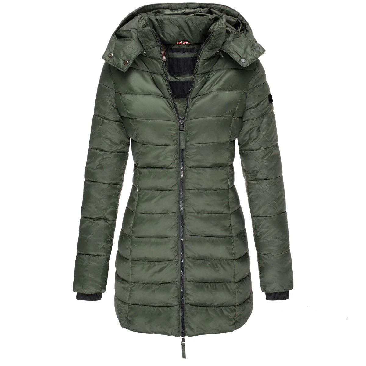 Noéline - Manteau à Capuche Hivernal Matelassé