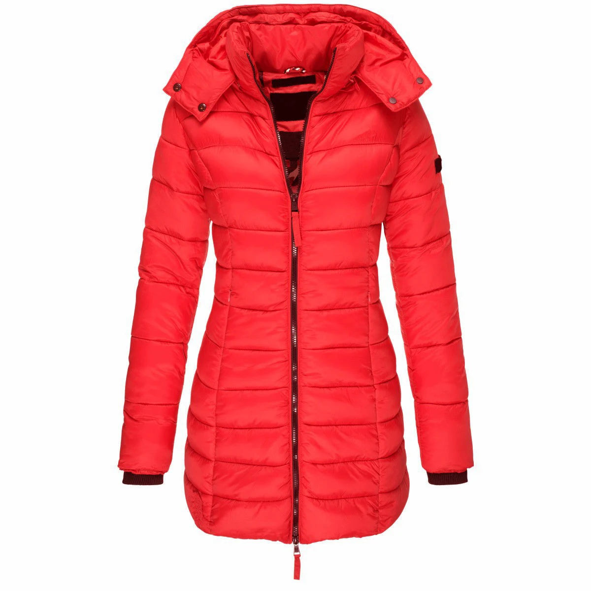 Noéline - Manteau à Capuche Hivernal Matelassé
