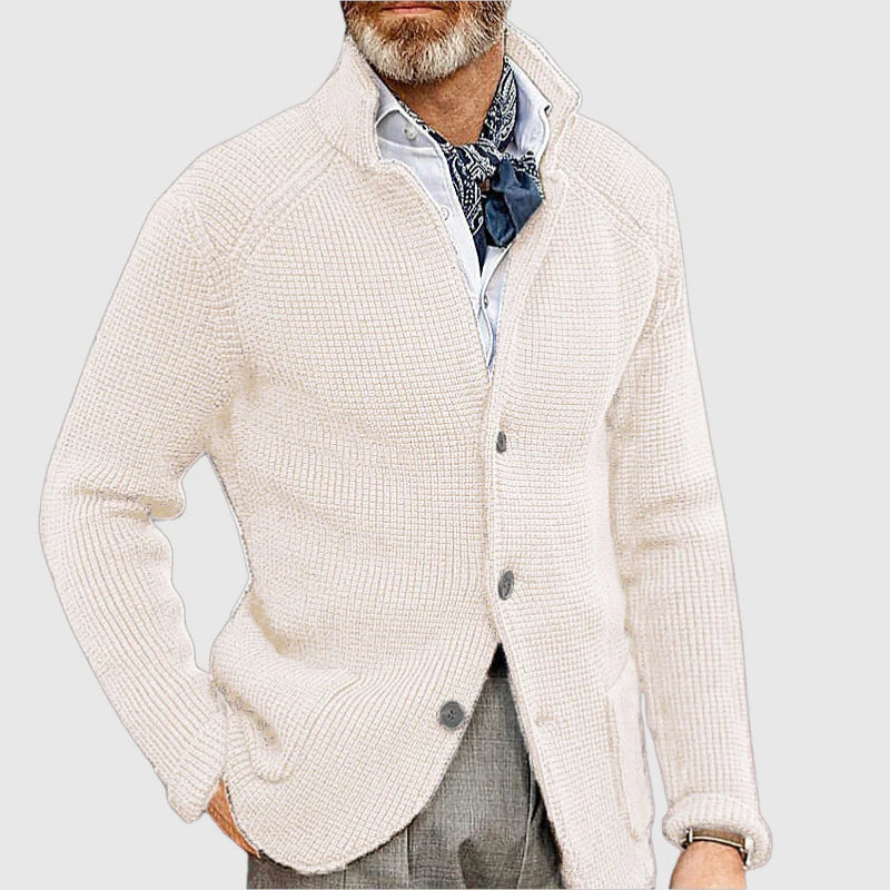 Renato - Vlnený Kardigán s Pánskou Eleganciou