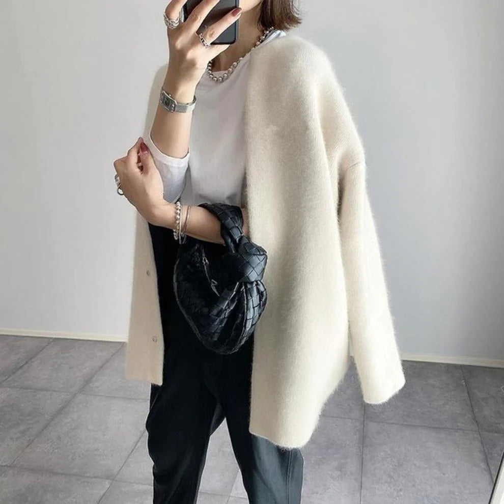 Valérie - Cardigan Élégant Haut de Gamme