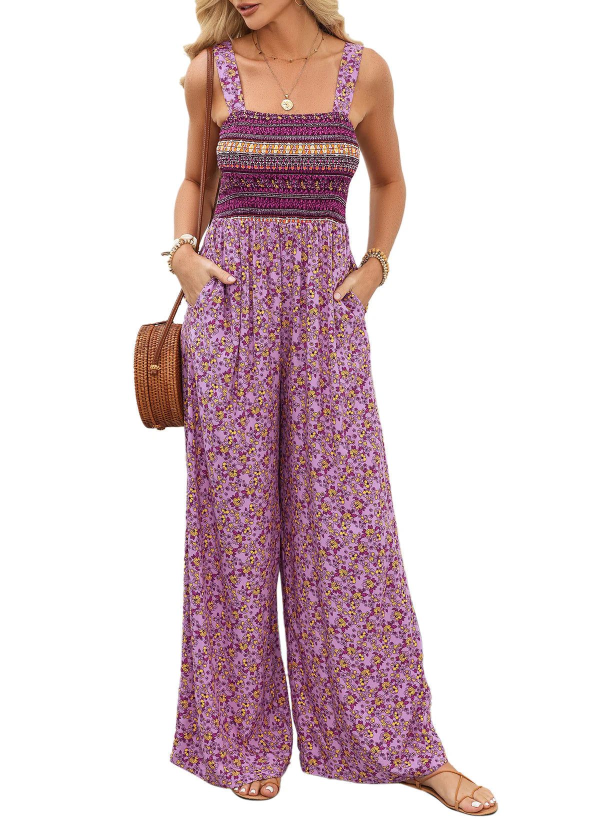Emilda - Let og Luftig Sommer Jumpsuit