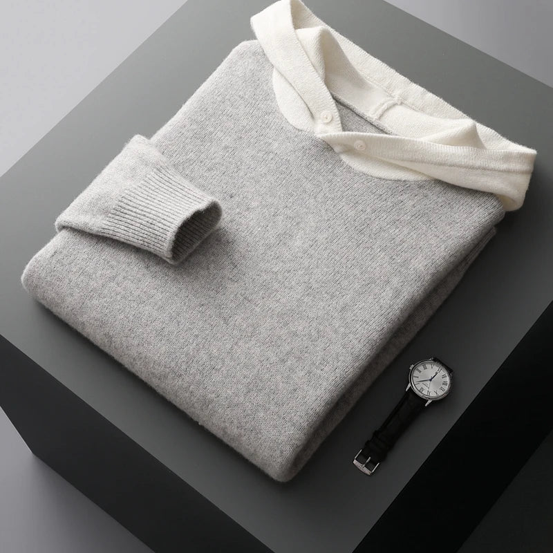 Albion - Sweat à Capuche Cachemire Merino
