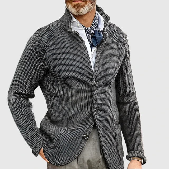 Renato - Vlnený Kardigán s Pánskou Eleganciou