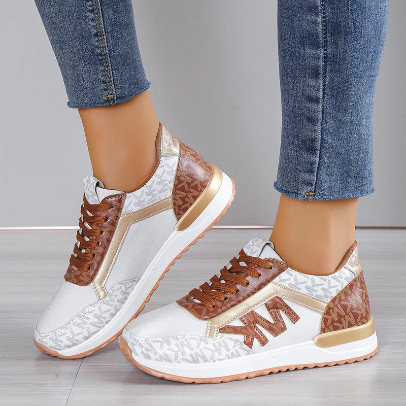 Mikaela - Trend Desenli Kadın Spor Ayakkabısı