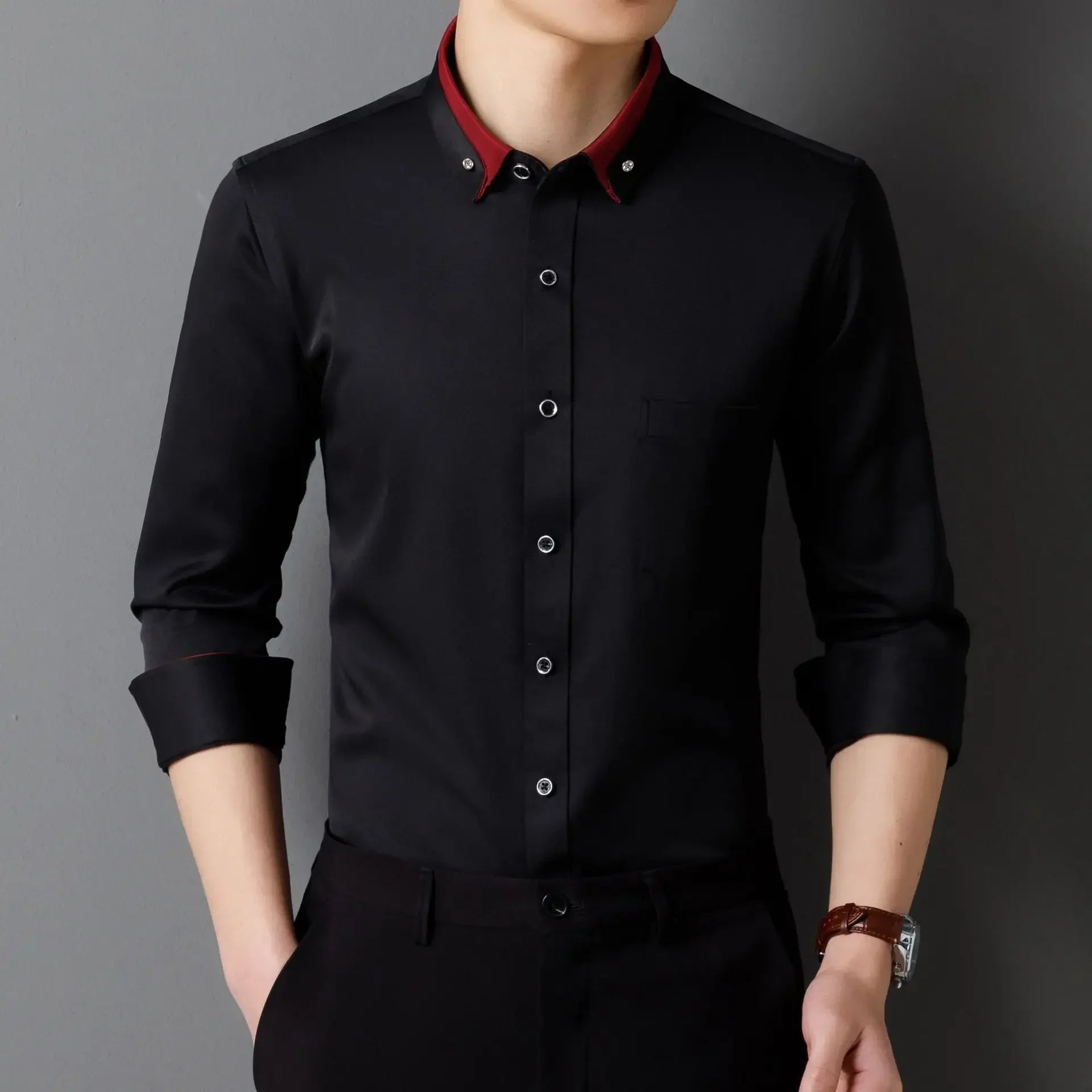 Valdo - Chemise Classique Manches Longues
