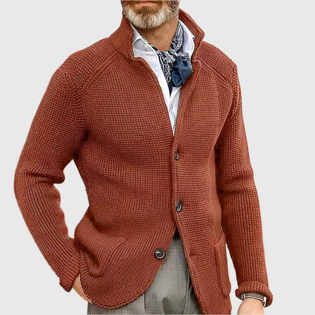 Renato - Vlnený Kardigán s Pánskou Eleganciou