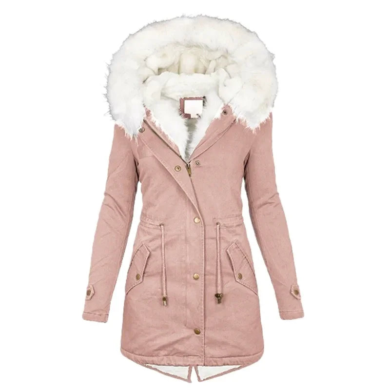 Elvire - Fleece Parka s Kapucňou 2025