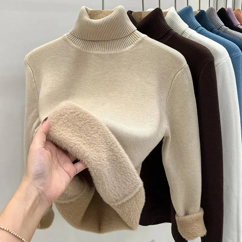 Nuuk - Pull Col Roulé Thermique Premium