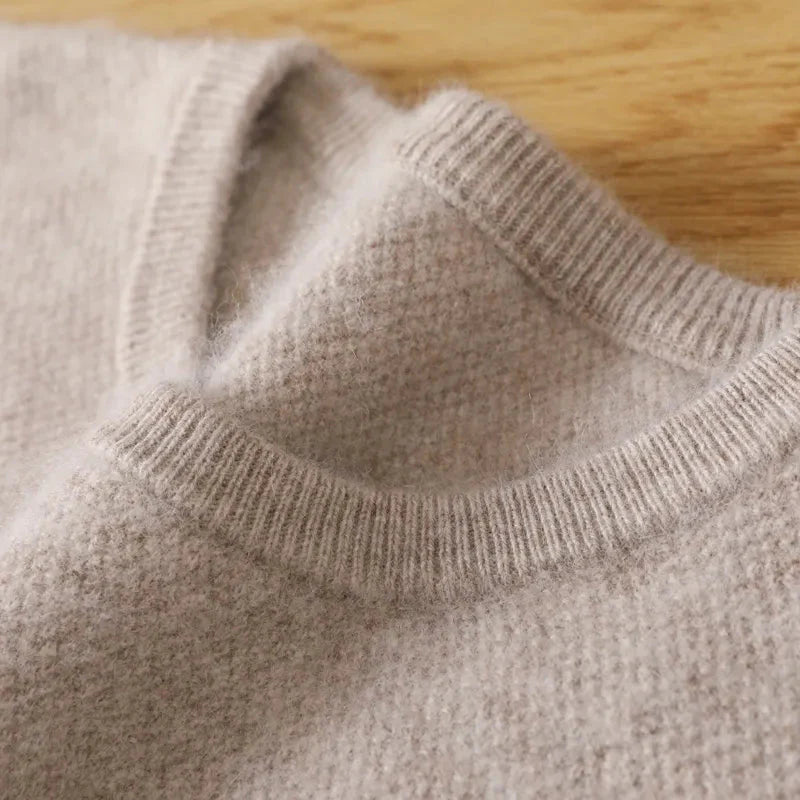Albert - Pull Classique Col Rond en Cachemire