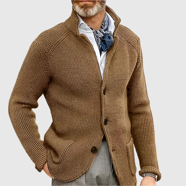 Renato - Vlnený Kardigán s Pánskou Eleganciou