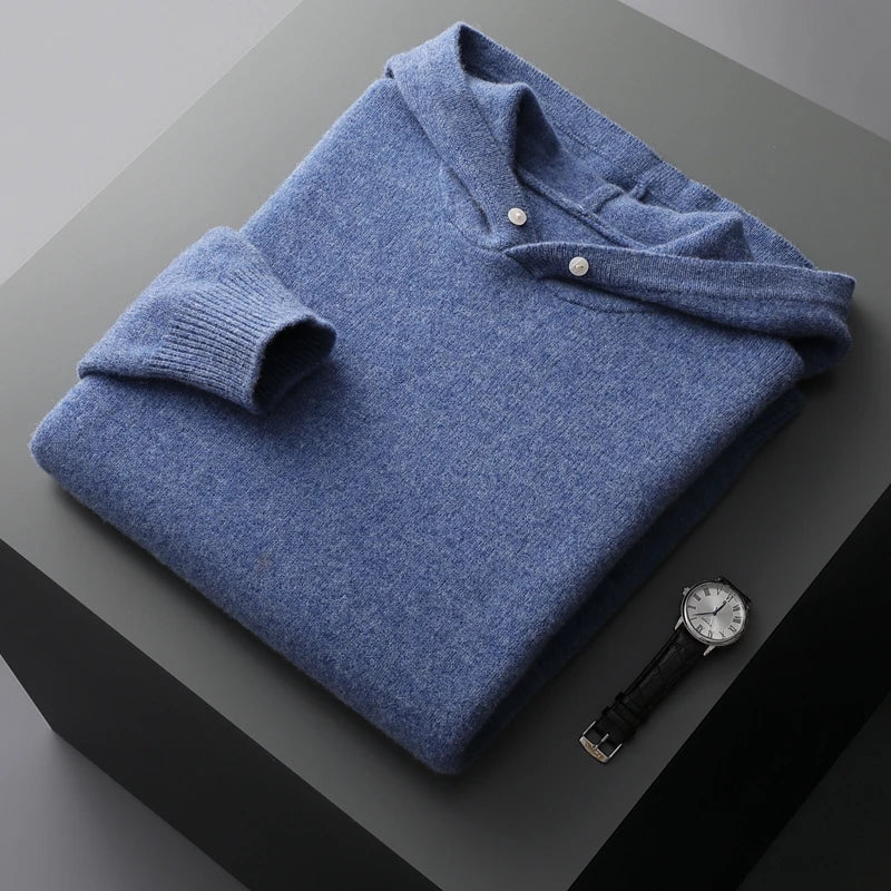 Albion - Sweat à Capuche Cachemire Merino