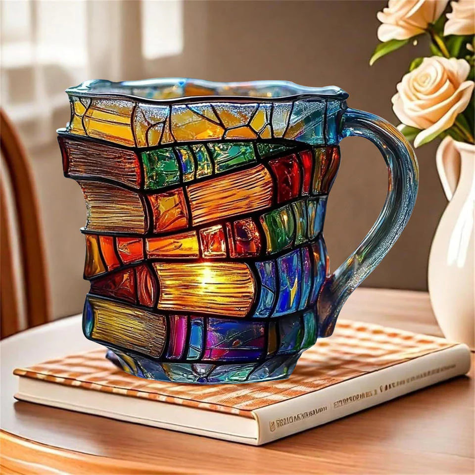 BogMug™ - Bogdesign Krus i Hærdet Glas