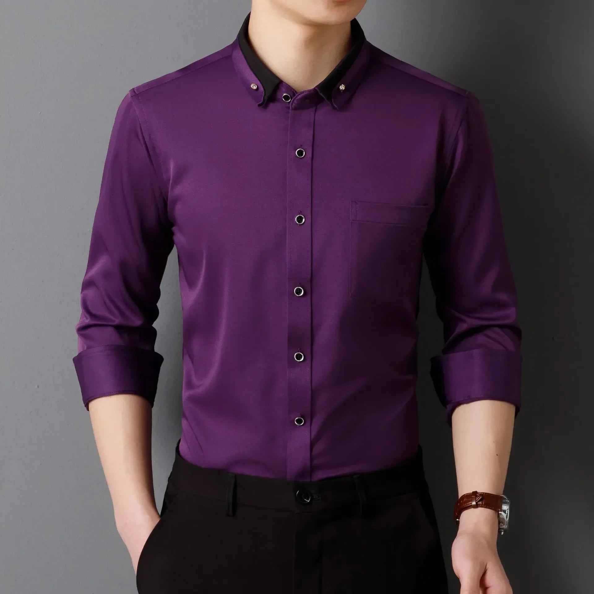 Valdo - Chemise Classique Manches Longues