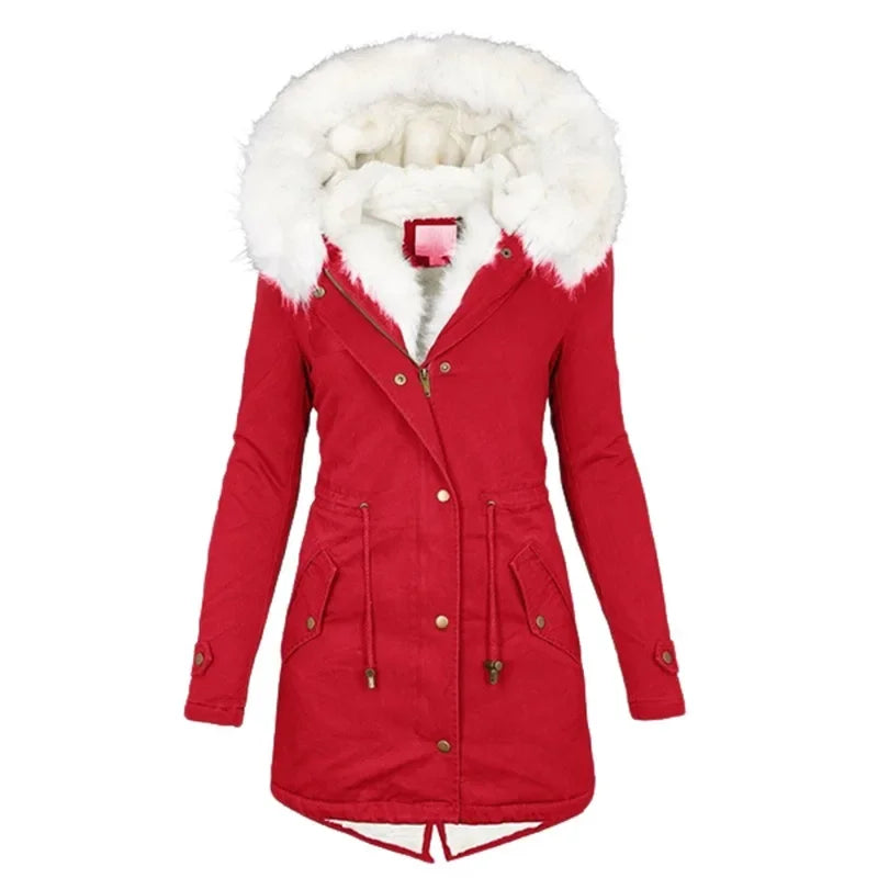 Elvire - Fleece Parka s Kapucňou 2025