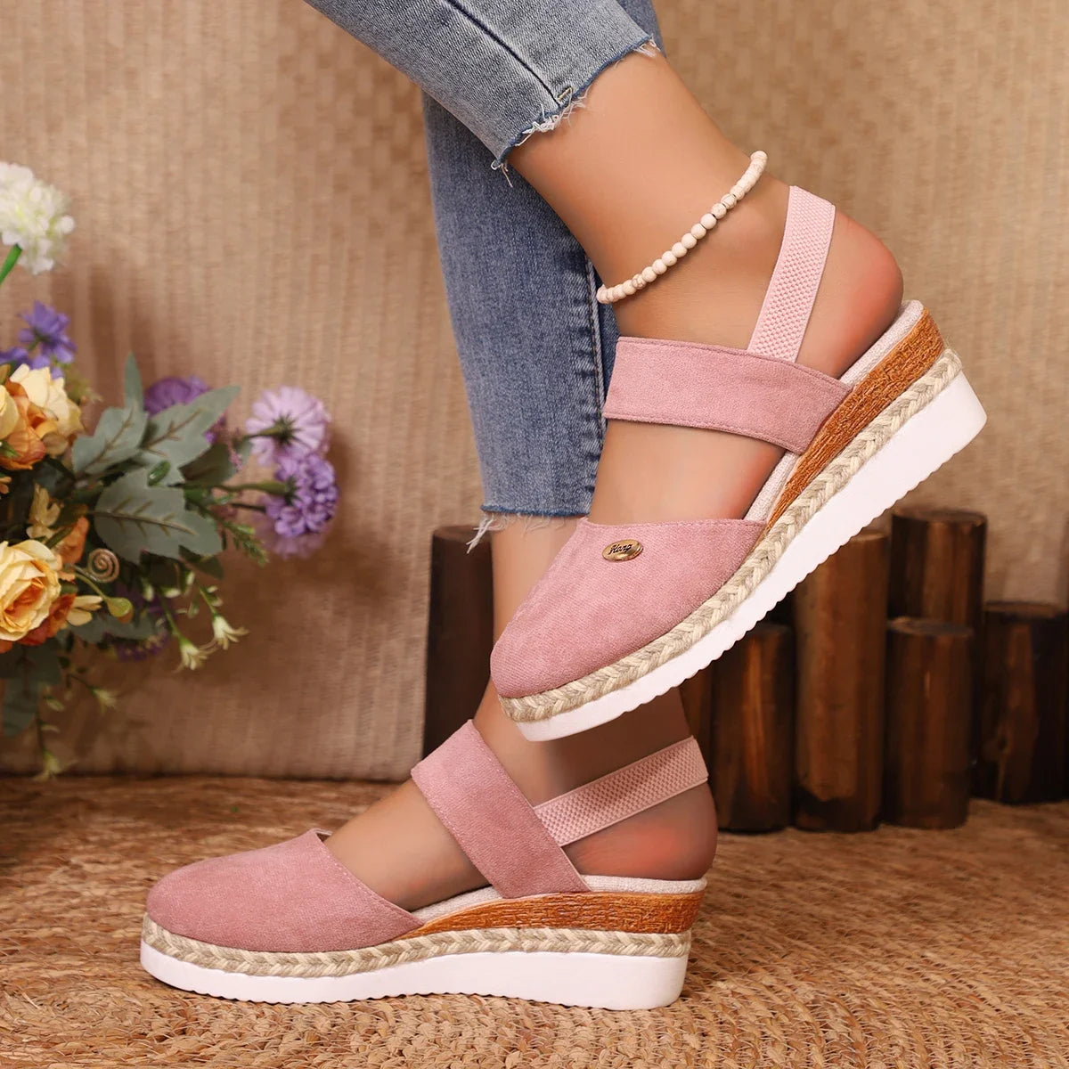 Dalina - Ortopædiske Espadriller med Platform