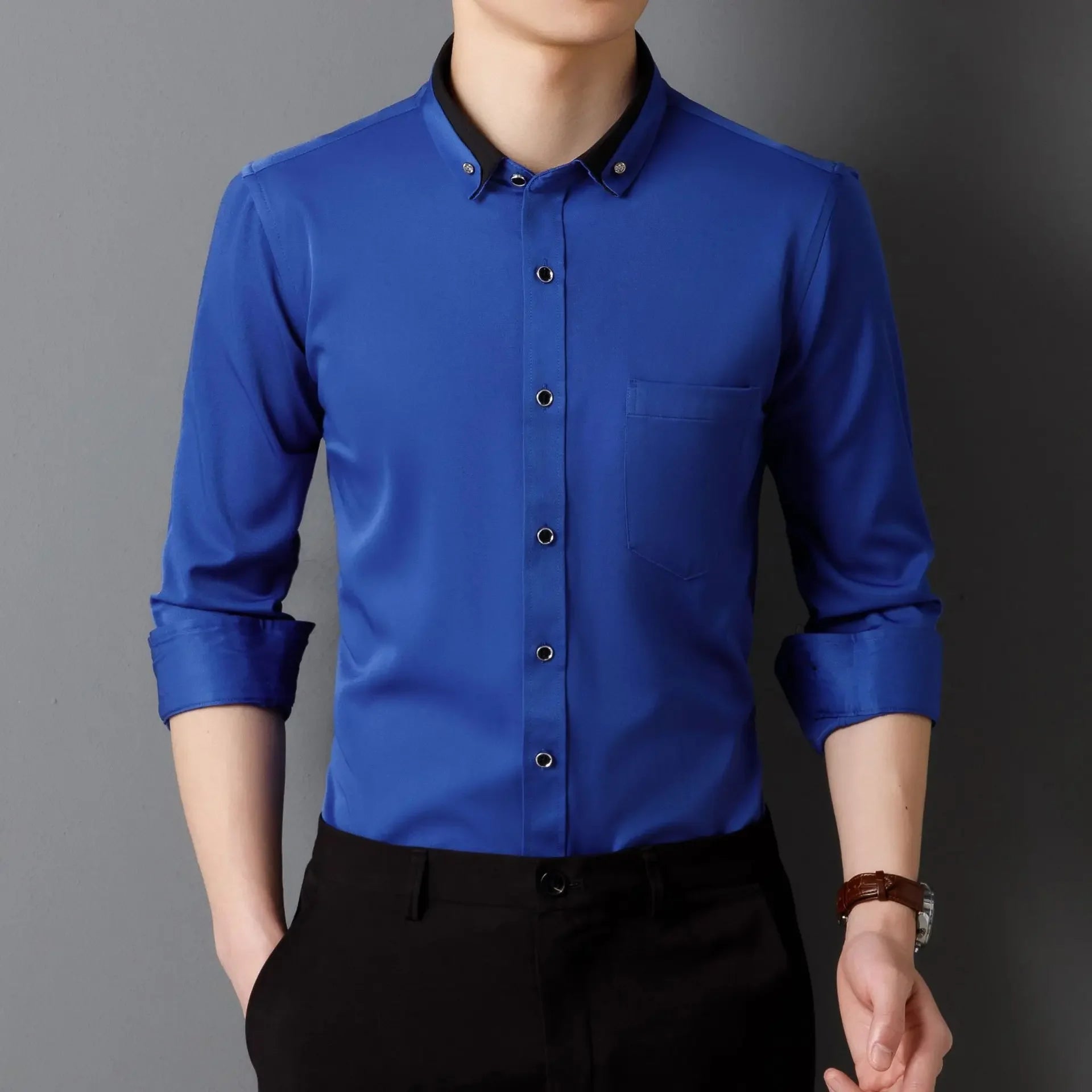 Valdo - Chemise Classique Manches Longues