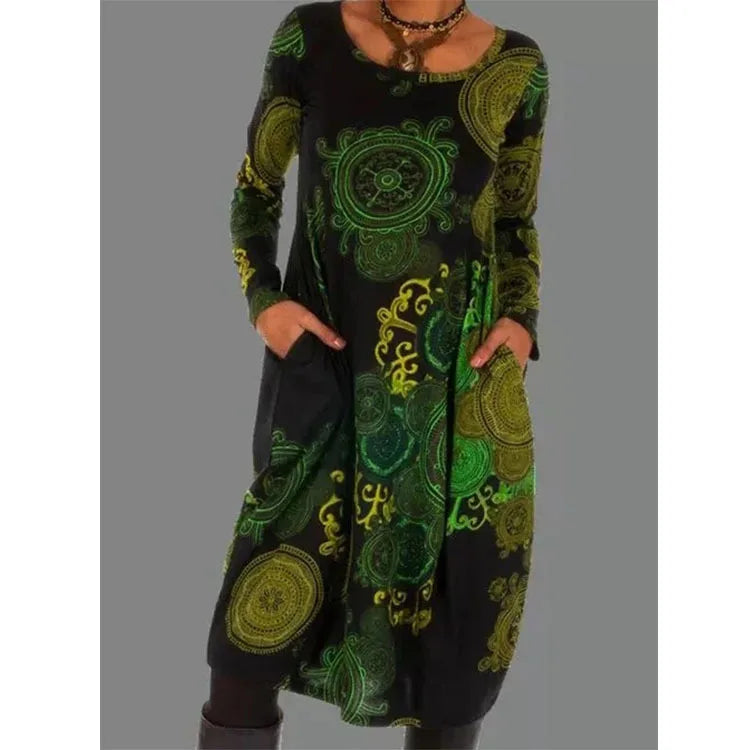 Nerea - Robe Hivernale Inspiration Bohème