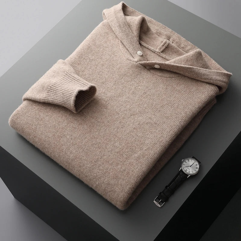 Albion - Sweat à Capuche Cachemire Merino
