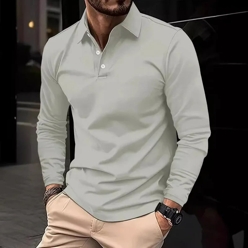 Enzo - Polo Coton Premium Manches Longues