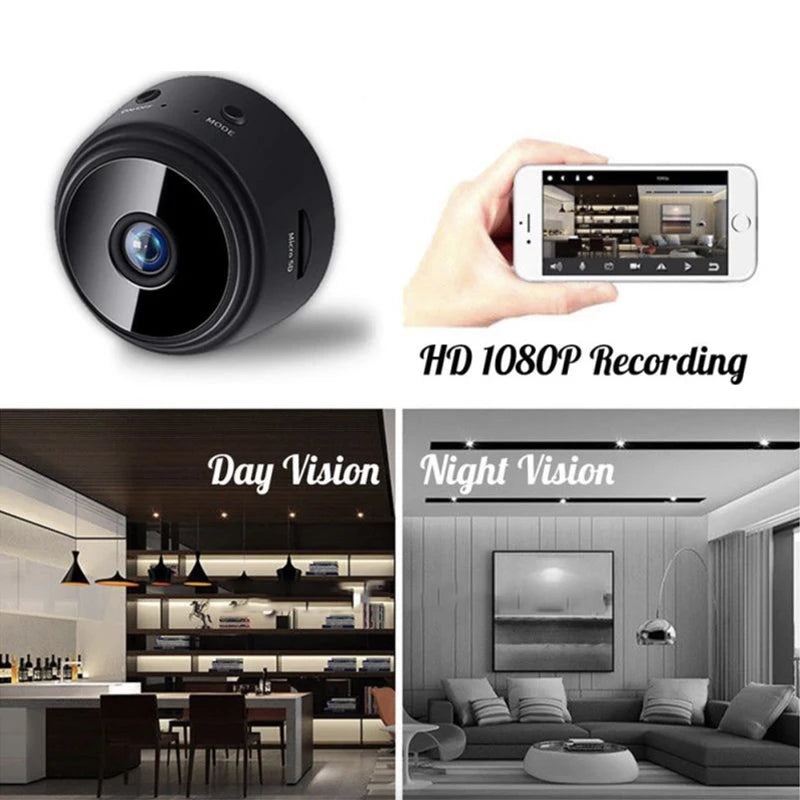Minojo® Mini Caméra de Surveillance sans fil Wifi