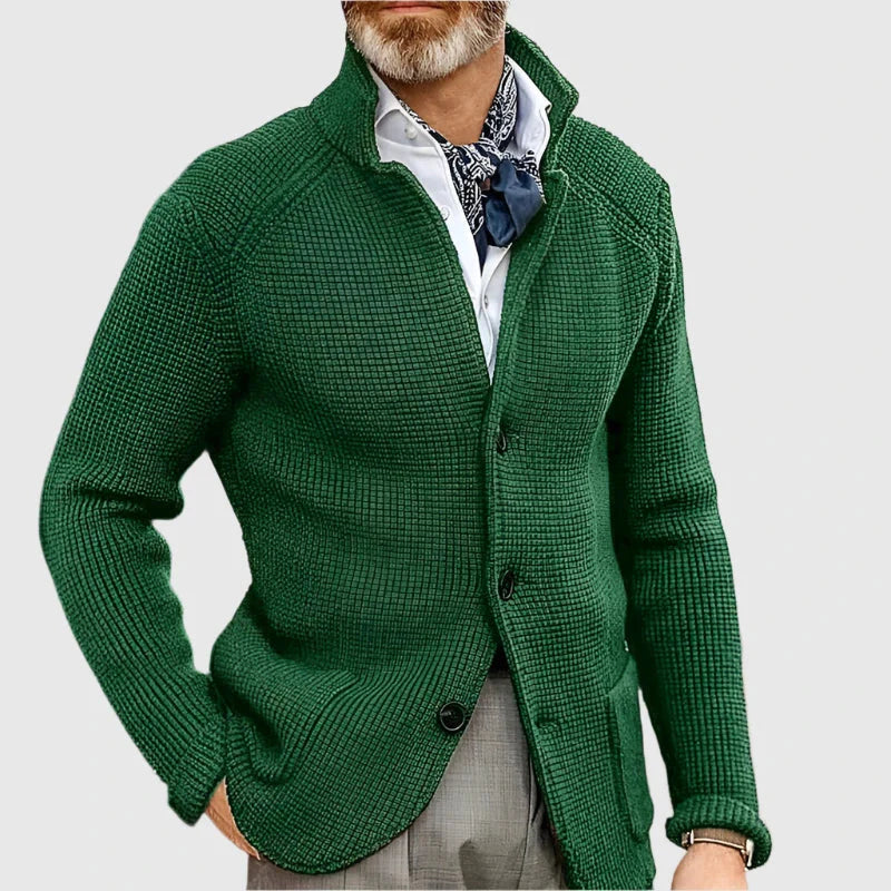 Renato - Vlnený Kardigán s Pánskou Eleganciou