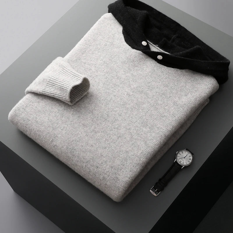 Albion - Sweat à Capuche Cachemire Merino