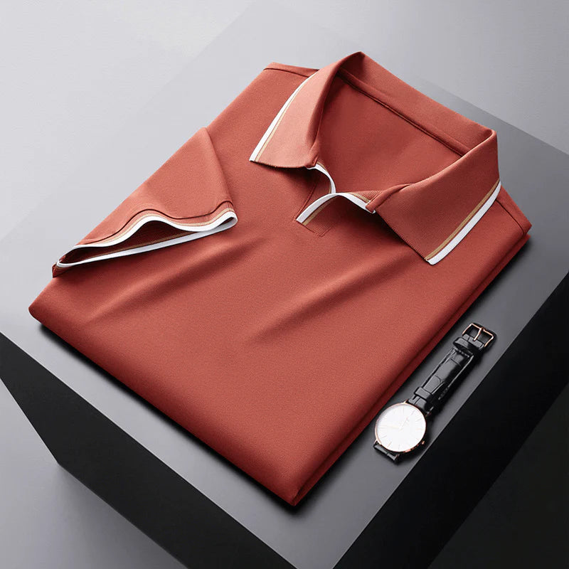 Gaultier - Polo S Krátkym Rukávom Z Hodvábu Prestige