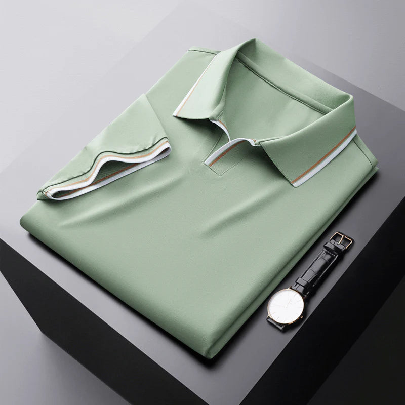 Gaultier - Polo S Krátkym Rukávom Z Hodvábu Prestige