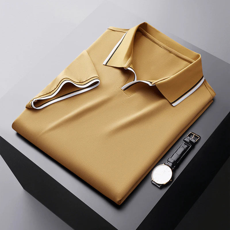 Gaultier - Polo S Krátkym Rukávom Z Hodvábu Prestige