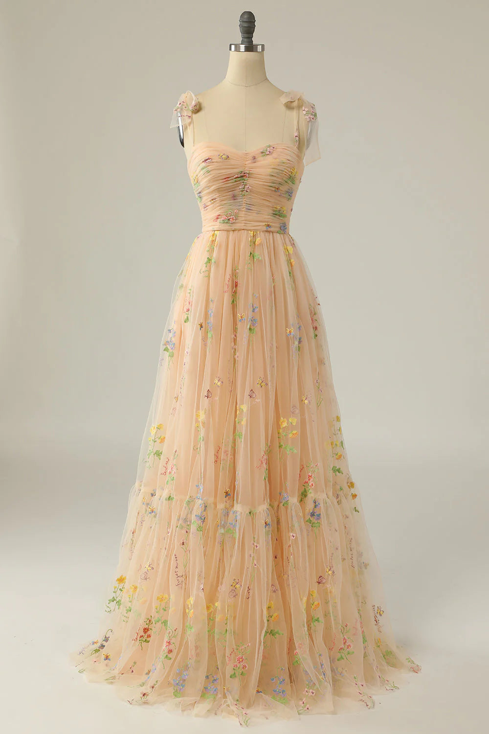 Aurora - Robe de Bal en Tulle Brodée Haut de Gamme