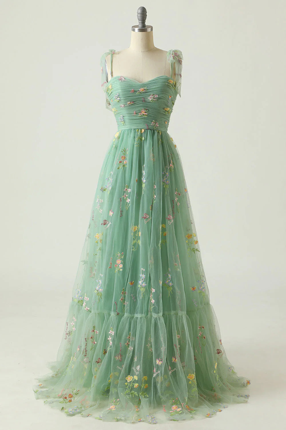 Aurora - Robe de Bal en Tulle Brodée Haut de Gamme