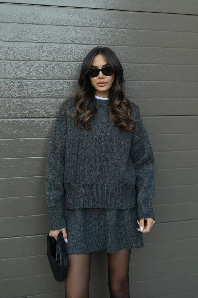 Emmy - Ensemble Pull et Jupe Douceur Cachemire