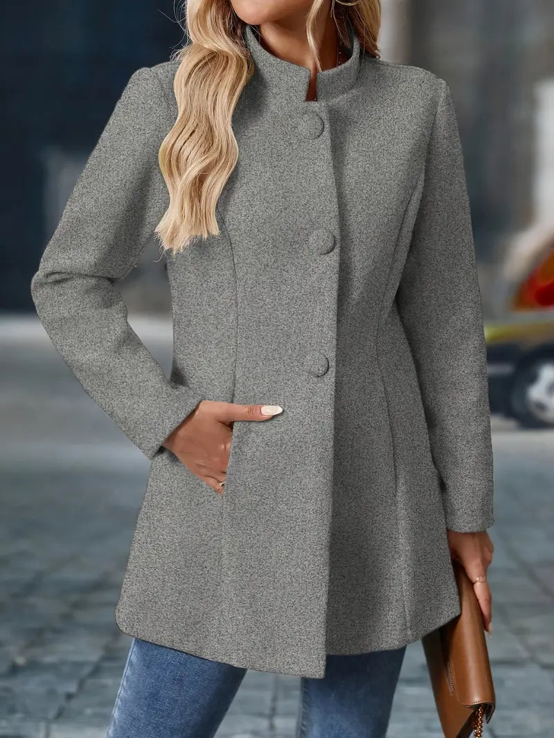 Priscilla - Elegantné Dlhé Sako v Štýle Blazera