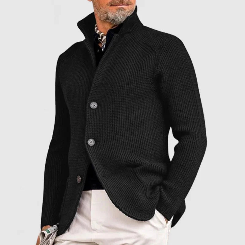 Renato - Vlnený Kardigán s Pánskou Eleganciou