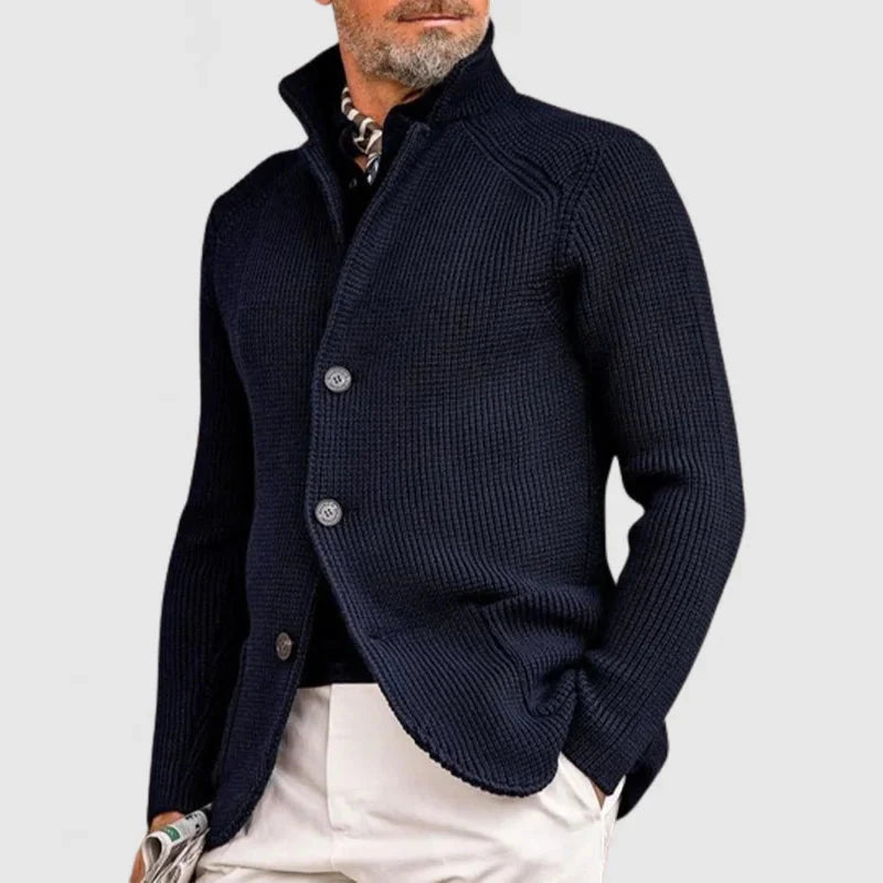 Renato - Vlnený Kardigán s Pánskou Eleganciou