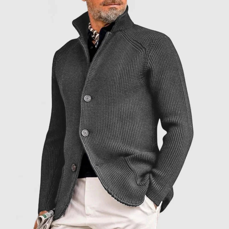 Renato - Vlnený Kardigán s Pánskou Eleganciou