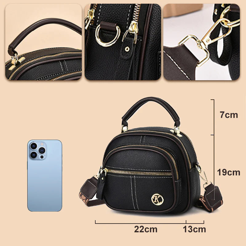 Kyara - Klassieke Crossbody Tas Tijdloos Elegantie