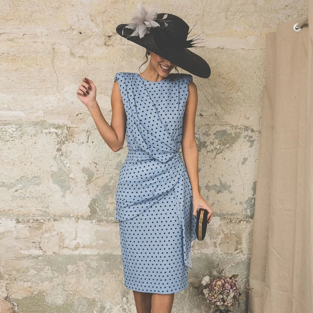 Carlota - Robe Midi Rétro Chic de Qualité Supérieure